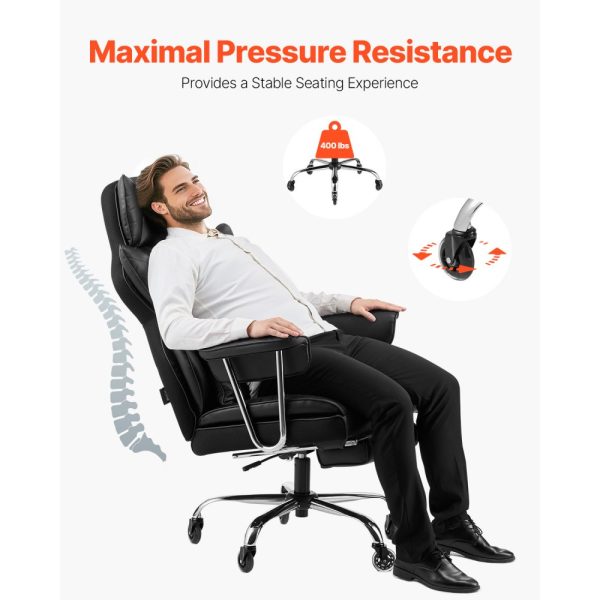 Executive Office Chair – Heavy-Duty Comfort - Image 3